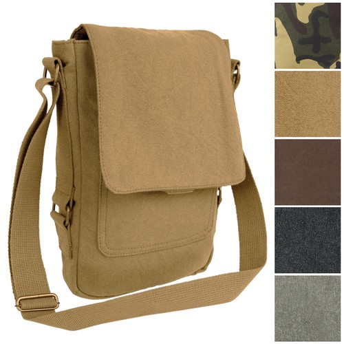 Vintage canvas tablet bag - vintage,
